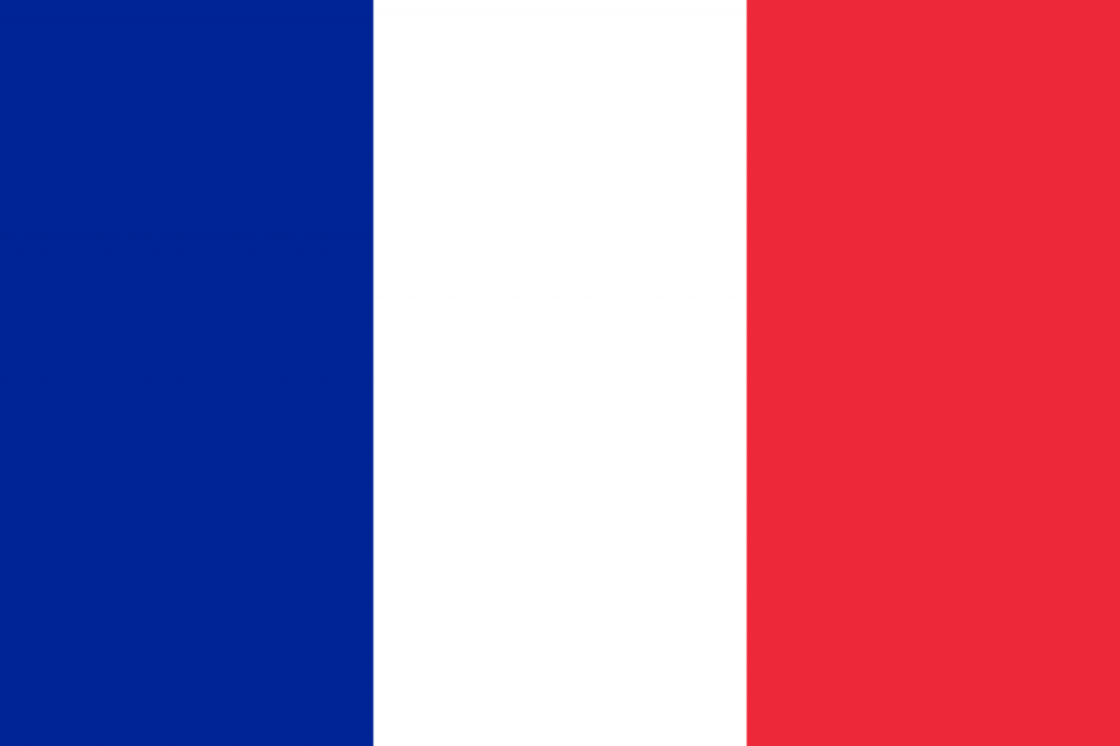 France Flag Français